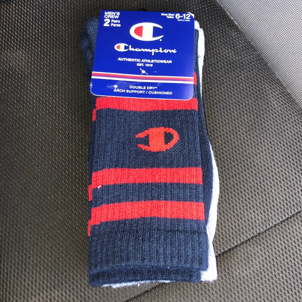 Men's champion 2 pair of socks